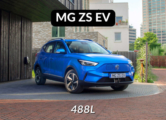 MG ZS EV boot